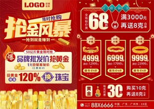 抢金风暴  