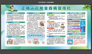 正确认识帕金森病宣传栏