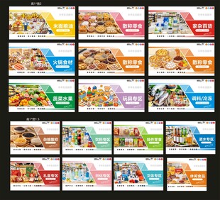 超市区域图