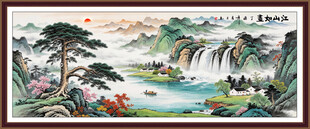 国画山水 客厅山水画