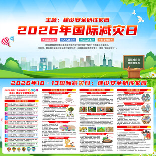 2026年国际减灾日
