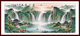 客厅山水画