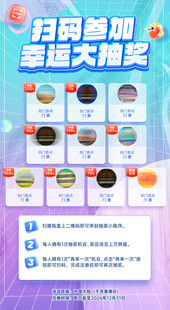 扫码幸运大抽奖页面海报