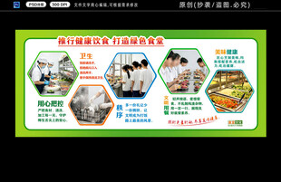 食堂宣传栏
