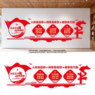 社会主义核心价值观文化墙