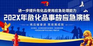 危化品事故应急演练背景