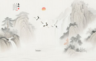 意境山水画