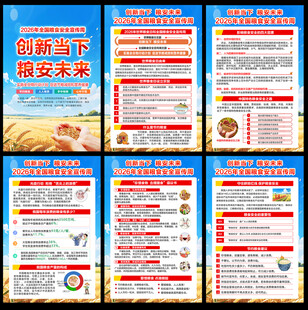 全国粮食安全宣传周展板
