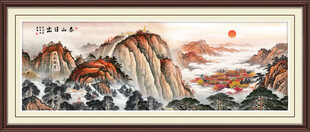 五岳独尊泰山日出