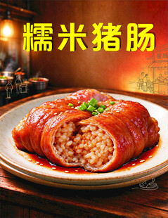 糯米猪肠特色美食