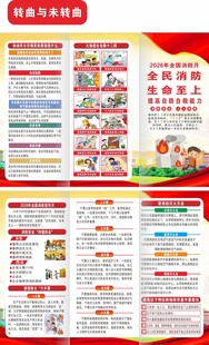 2026年消防月三折页