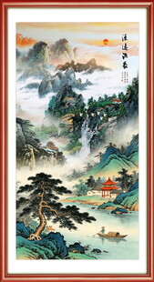 竖幅风景画