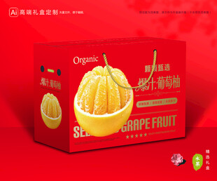 葡萄柚包装 柚子礼盒