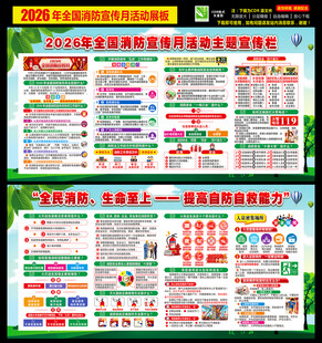119消防日宣传栏