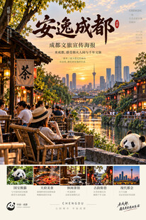 成都旅游宣传海报