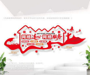 社区网格服务宣传标语墙