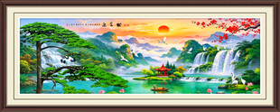 巨幅山水画