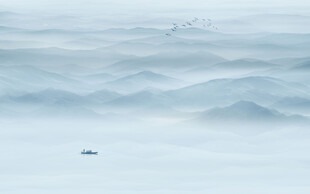 山水水墨画