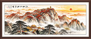五岳独尊泰山日出